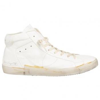 Philippe Model Men's White High-Top Sneakers Size 9 UK