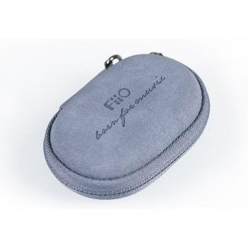 FiiO HB2 Bolsillo Antipresión para Auriculares con Corcho y Cremallera en Cuero Velvet Ártico