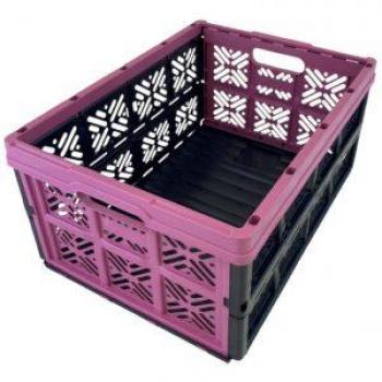 Caja de Almacenamiento Plegable Rosa 32L