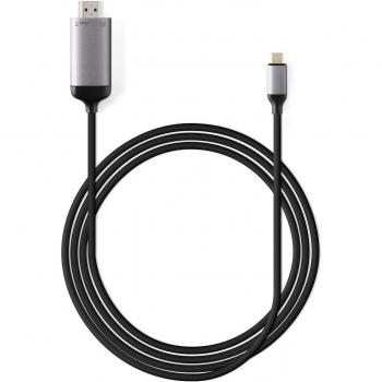MINIX Neo C‑4K USB‑C auf HDMI 4K Kabel – 1,80 m – Grauer Farbton – ChromeOS & Windows