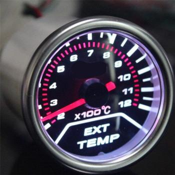 52mm White LED Exhaust Temperature Gauge with Sensor