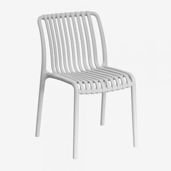 Chaise de Terrasse Wendell Gris Empilable