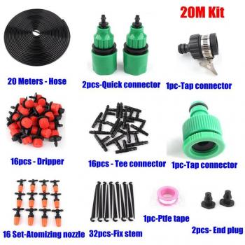 Kits de riego por microgoteo con boquilla ajustable