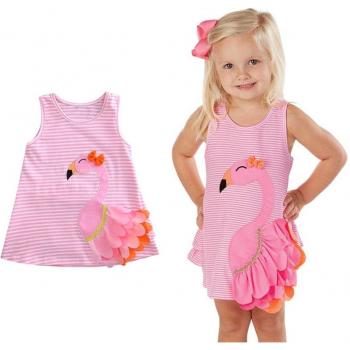 Tenue d'été rose pour bébé fille
