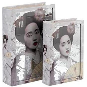 Cajas Doble Libro Espejo con Diseño Elegante – Adda Home