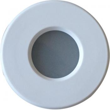 Plaque d’appoint pour downlight rond blanc, IP65, 83 mm de diamètre