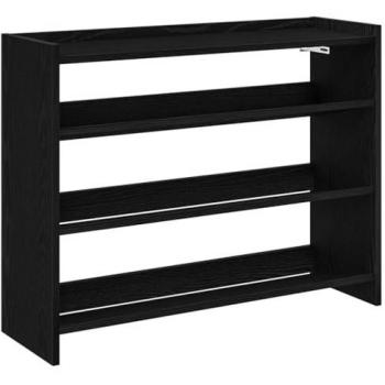 VidaXL Modern Black Shoe Rack