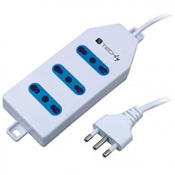 Techly 020881 Multipresa 3 Posti Italiana B