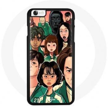 Cover Squid Game con arte originale per iPhone 8