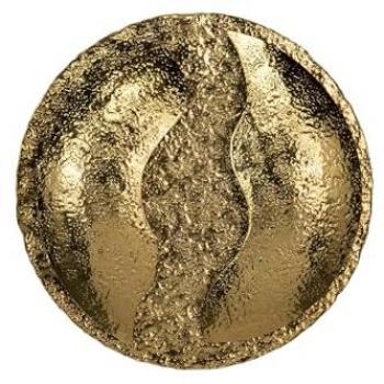 Aplique de Pared Adda Home Registan en Latón Dorado, 58x9x58 cm