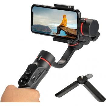 Cardán estabilizador portátil para smartphone, 3 ejes, grabación de vídeo, dirección ajustable