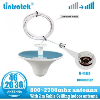 Antena Interior para Repetidor Lintratek 2G/3G/4G 800-2700MHz 3dBi
