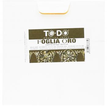 Fogli Oro 14x14 cm 25 pezzi
