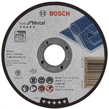 Bosch Professional Metalltrennscheibe 2608603518 (Grau) – 46 V BF