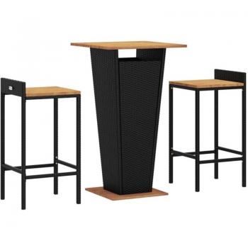 Meuble Jardin Acacia Noir