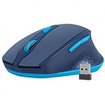 Natec Siskin Ratón Inalámbrico Óptico 2400 dpi Azul