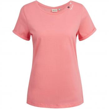 Ragwear Kurzarmshirt FLLORAH COMFY GOTS mit Zierknöpfen