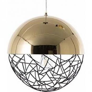 Lámpara Globo de Luz Dorada