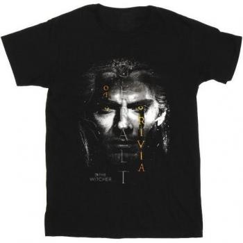 Netflix Herren-Top „The Witcher: Glowing Eyes Geralt“ 5XL Schwarz