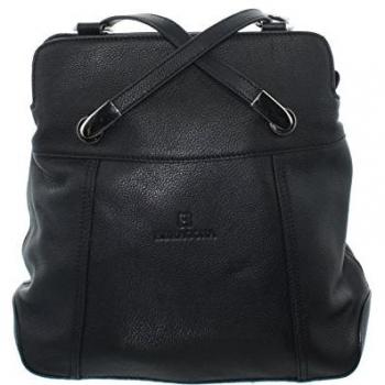 Hexagona Borsa trasformabile – Collezione Confort – Nero – Pelle di Vacchetta