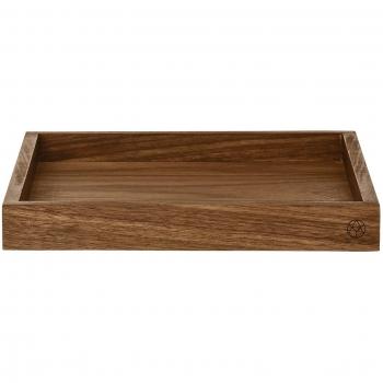 AYTM Tablett Unity 35,7x35,7x3cm, Walnussfarbe