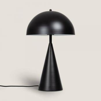 Schwarze Shimo-Metalltischleuchte mit LED-Ki-Achsen