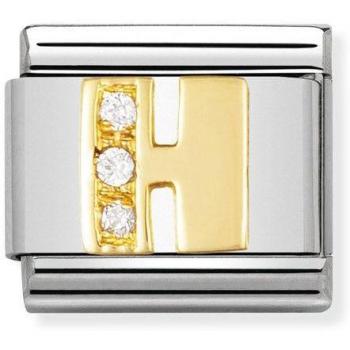 Gold H Letter Pendant – Classic Style