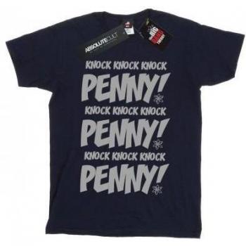 Big Bang Theory Girls' Sheldon Knock Knock T-Shirt