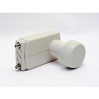 Telestar SKYTWIN Dual LNB – Voll-HDTV 3D, 2‑Port, wettergeschützt, Blisterpackung