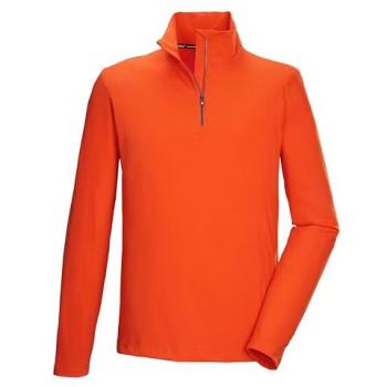 Killtec Langarmshirt für Herren, KSW 71, orange, Funktionsshirt