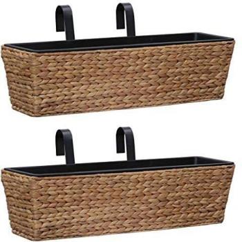 Planters Set of 2 Water Hyacinth vidaXL