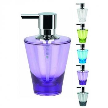 Distributeur de savon violet 14,5 x 9 x 8,5 cm SPIRELLA