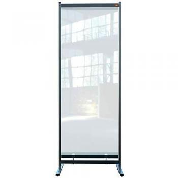 Nobo Premium Clear PVC Free Standing Protective Room Divider Screen 780 x 2060 mm