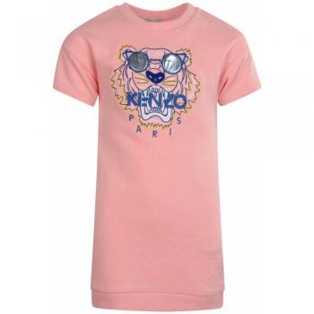 Kenzo Kinder‑Tiger‑Babydoll in Pinkem Fleece – Passend für 8‑jährige Kinder