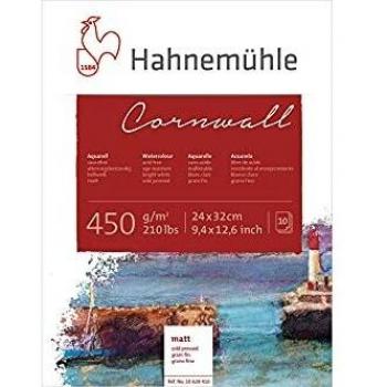 Cornwall Watercolour Block – 450gsm, 24x32cm, Non-Surface Matte