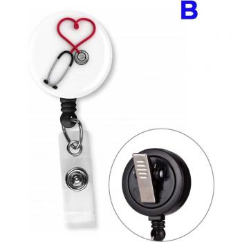 Porte-badge élastique pour infirmière