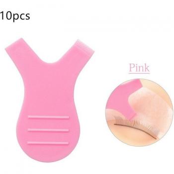 10pcs Y Shape Silicone Eyelash Extension Curler