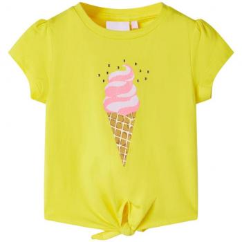T-shirt da Bambina Gialla 140