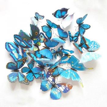 12pcs Decorative 3D Butterfly Wall Decals