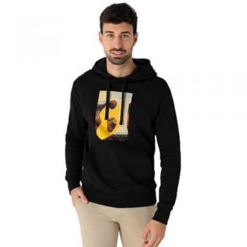 Bendorff Lumber Graphic Hoodie – Negro, Casual, Algodón (M)