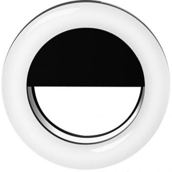 Rechargeable iPhone Ring Light with USB Charge & Fill Lighting