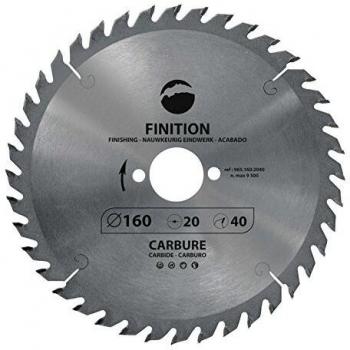 Lame carbure 180 mm 30 mm 40 dents pour scie circulaire