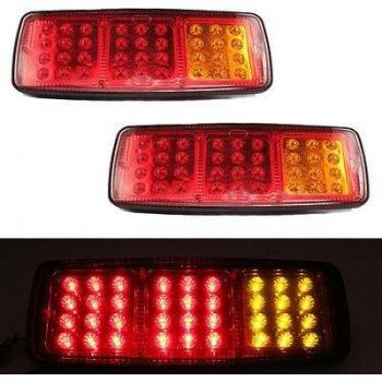 Feux arrière clignotants 2 pièces, 36 LED, 24V