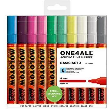 Molotow One4All 227HS Marqueurs permanents résistants aux UV