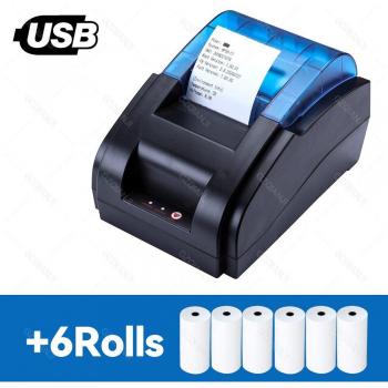 Mobile Thermal Receipt Printer 58mm Bluetooth USB for Stores