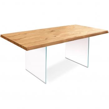 Mesa Fija Snooker 200x100 cm Chapada en Roble Natural con Altura de 76 cm