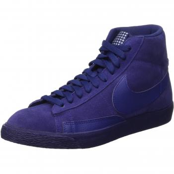 Nike Blazer Mid Premium Vintage Basketball Shoes, Loyal Blue/Lyl Bl-Gm Lght Brown
