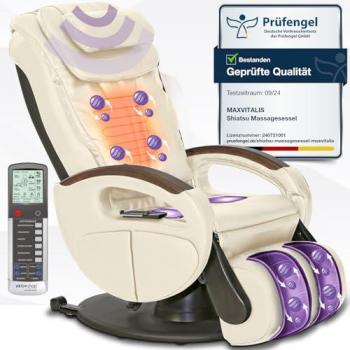 Aktivshop Massagesessel mit 7 Massagearten und Wärmefunktion