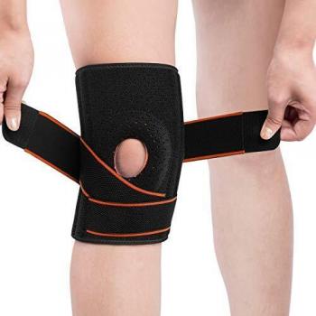 AVIDDA Injury Recovery Knee Brace for Men and Women (Orange)