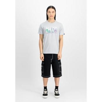 T-shirt Alpha Industries Nebula Pastel Grey S
